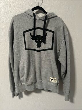 Under Armour Project Rock Men's Gray Pullover Hoodie